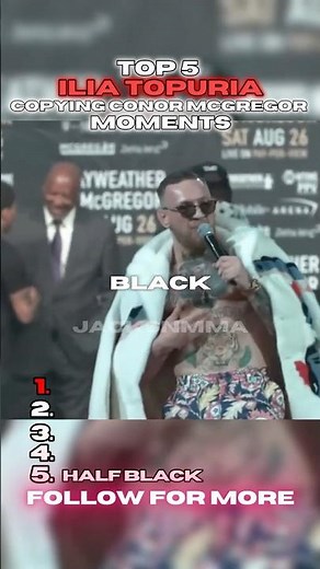 Ilia Topuria COPYING Conor McGregor Moments! #ufc #shorts