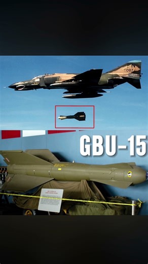 GBU-15 Guided Bomb on F-4 Phantom II #shorts