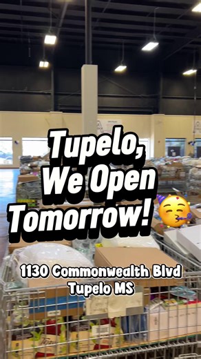 🚨 We Open TOMORROW — October 18th at 10AM! Tupelo… it’s finally here! 🎉 The bins are stocked, the crew’s ready, and the deals are UNREAL 🛒💸 📍 1130 Commonwealth Blvd, Tupelo, MS 38804 📲 Download the A-Stock Bids app 🌐 Learn more at astock.com #tupeloms #grandopening #discountshopping #dealhunters #budgetbuys #bargainfinds #shopsmart #astockbids | A-Stock