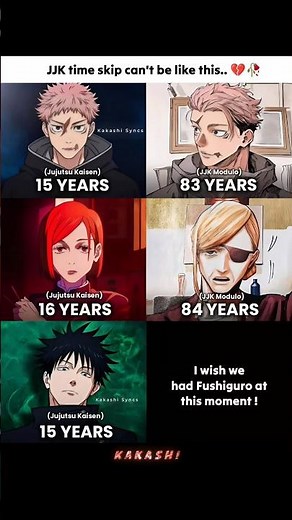 The JJK ending we didn't want.. 🤯💔 | #Megumi #JJK #JJKModulo #JujutsuKaisen #Yuji #Nobara