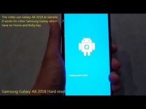 Samsung Galaxy A8 2018 Hard reset