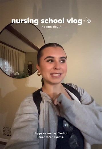 nursing school exam vlog! #csulbnursing #csulb #nursingschool #examday #studyvlog