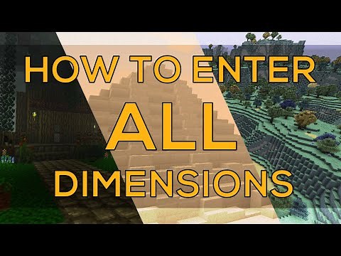 Minecraft - Roguelike Adventures and Dungeons - How to enter all dimensions!