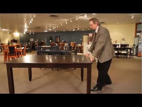 Canadel Furniture - Self Storing Leaf Table