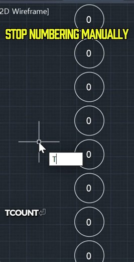 ​STOP numbering text manually! ❌ #autocad #engineering