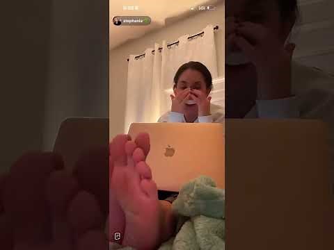 Women’s beautiful long feet/soles close up (TikTok live) #2