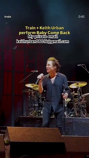 Keith urban baby come back #keithurban #concert #train #live #countrymusic #live #bsthydepark