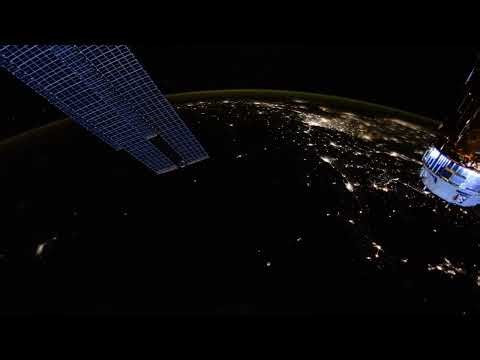 1 Hour ISS Orbit with Relaxing Music | Original Footage