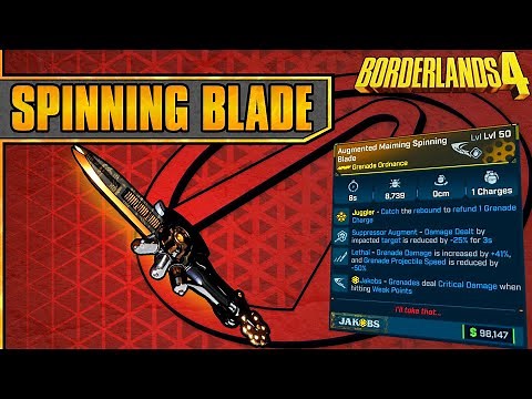 SPINNING BLADE | Borderlands 4 Legendary Item Guide