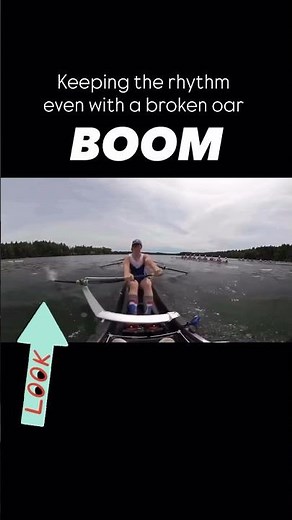 Rowing with a Broken Oar?! | Teamwork Never Stops #shorts