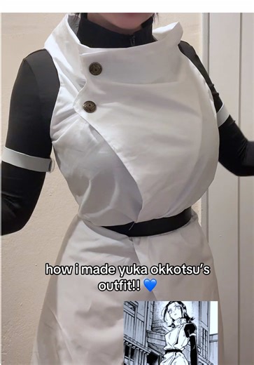 a long awaited tutorial!! i finally made yuka’s outfit :) this is my first time i make a cosplay like this since im still very new to this so im sure i made a couple of mistakes but i love it so much anyways 🥹 i hope this is helpful regardless 🩵🩵🩵 #jujutsukaisen #yuka #modulo #cosplay #fypage