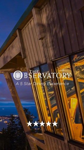 Delicious food, wine and views...what more could you ask for? Join us at The Observatory restaurant for a five-star dining experience at new heights! Diners can choose from 2 or 3 courses, with mountain access via the Super Skyride complimentary when making an advanced reservation. Guests will also be treated to a wine and beverage list showcasing some of the finest Okanagan vineyards and local craft brewers and distillers. Head to https://bit.ly/3FOjemD to reserve today! | Grouse Mountain Resor