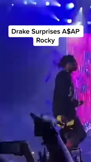 Drake steals the show at A$AP Rocky show #drake #Asap #asaprocky #rollingloud #concert
