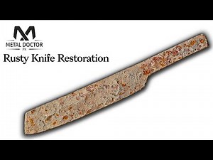 Rusty Knife Restoration | From Old & Damaged to Sharp & Shiny