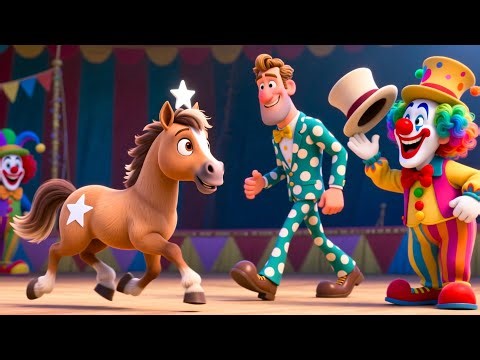Horse Baby Circus Joy 🎪🐴🎈 | Fun Learning Song for Kids | Preschool Circus Adventure