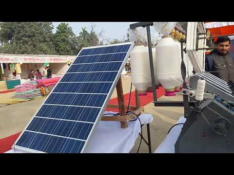 Solar spinning (Charkha) machine