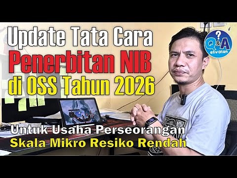 Update Tata Cara Penerbitan NIB di OSS Tahun 2026 Untuk Usaha Perorangan