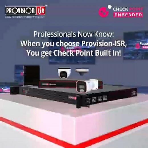 When You Choose Provision-ISR, You Get Check Point Built In