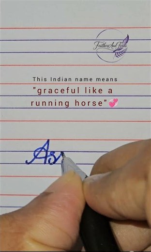 Some names feel like poetry❤️Aswathi in Cursive English Handwriting #shorts