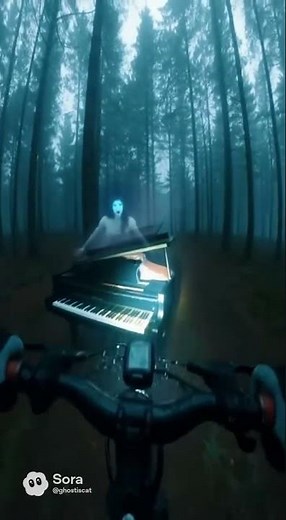 Rùng mình cảnh tượng Piano ma bật sáng ngay giữa đường bạn đi