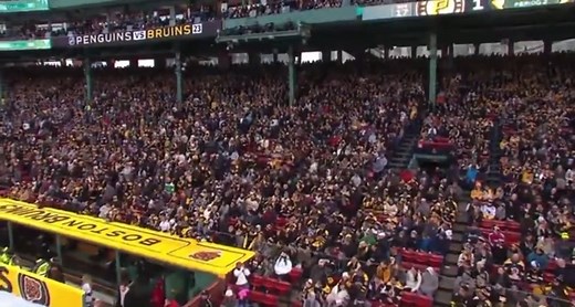 Sweet Caroline at Fenway Park with a live orchestra is awesome 🎶 #WinterClassic #NHL | CBS Sports