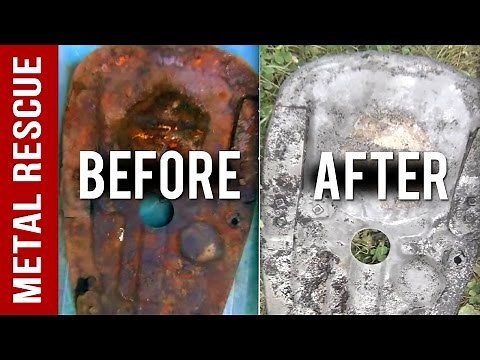How To Clean Rust From A Rusty Motorcycle Seat Pan Using Metal Rescue™