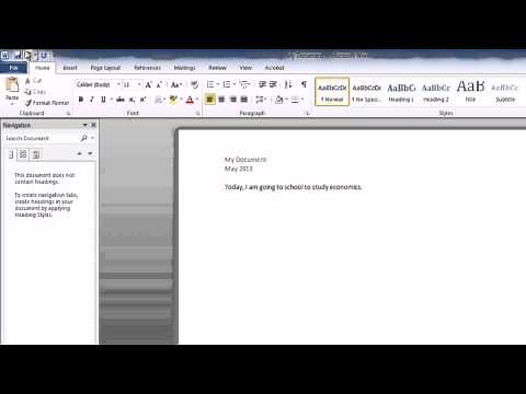 Making the Red Line Disappear in MS Word (High Res)