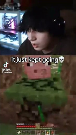 Bro keeps going #minecraft #memes #helpmemakethismakesense