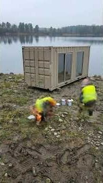 Container House Build That Actually Looks Amazing #architecture #diy