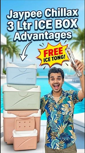 Travel Must Have 🚗 Mini Ice Box with FREE Gift 🧊 Jaypee Chillax Plastic Ice Box