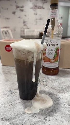 New dirty soda drink drop this week! Jamie can’t resist... No judgment! #judgementfreezone #coke #therustycupida #cookiebutter #monin. | The Rusty Cup