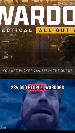284,000 People Are Waiting to Play WARDOGS💀