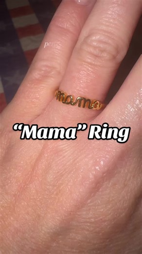An every day wear! I’m obsessed with my mama ring! 🫶🏼 #ring #jewlery #momsoftiktok #tiktokshopblackfriday #tiktokshopcybermonday