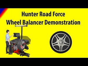 Hunter Road Force Wheel Balancer - Basic Demonstration