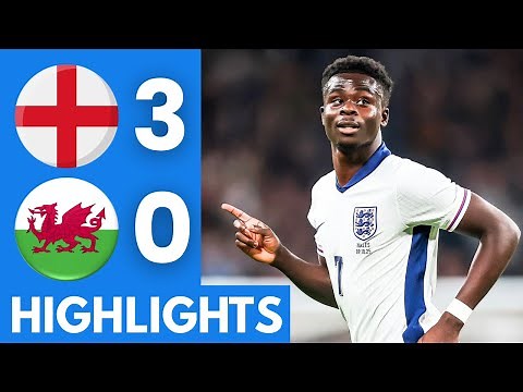 SAKA BANGER! England vs Wales (3-0) Highlights | Friendlies