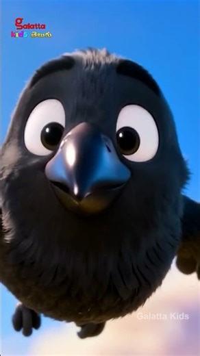 కాకి కాకి ఎగురుతోంది - Crow Song | Telugu Nursery Rhymes for Childrens | Galatta Kids