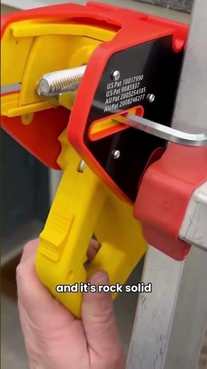 Feel safer on your ladder with this tool