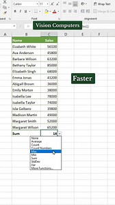 Excel quick tips : Quickly analysis in Excel MS Excel tutorials #Excel #msexcel #msexceltricks #exceltricks #excelshortcuts #excelformula #msexceltips #spreadsheets #exceltips #spreadsheet #ExcelForBeginners #AdvanceExcel | Vision Computers