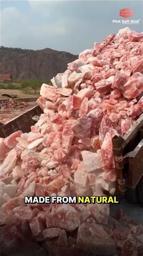 This Looks Like Stone But It's Edible Salt! #himalayansalt #saltwall #salttherapy