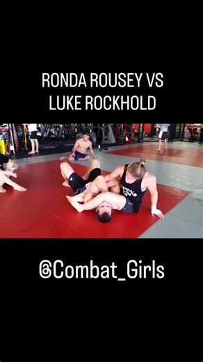 Combat Girls on Instagram: "Luke Rockhold vs Ronda Rousey #wmma #rondarousey #ufc"
