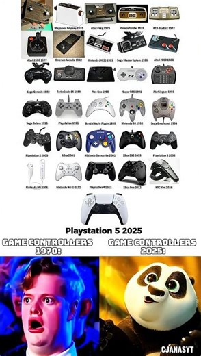 Evolution of video game controllers #game #controller #playstation #playstation5