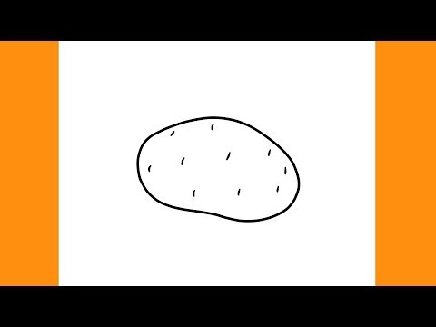 How to draw POTATO step by step