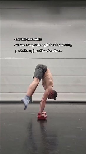 Partial Stalder Press to Handstand Drills