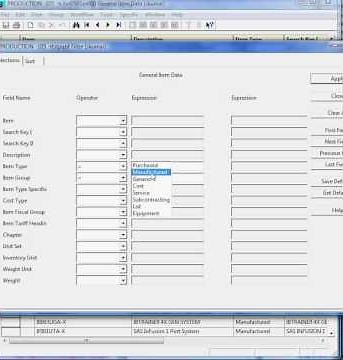 How to Filter In Baan