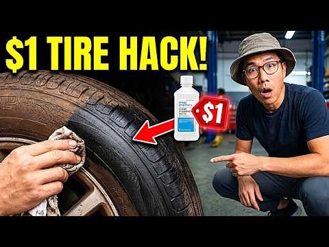 Stop Paying For Tire Shine. The $1 Liquid That Stops Dry Rot.