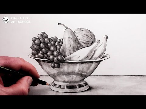 How to Draw a Fruit Bowl: Still Life Step by Step