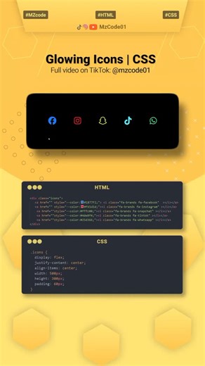 HTML | CSS | JavaScript on Instagram: "Check bellow for free source codes 👇 Subscribe to our youtube channel for the complete videos : mzcode01 All source codes are available on our website www.mzcode01.com Joint to Telegram channel for downloading source codes: t.me/mzcode01 ⚠️- Copyright Notice: All content videos created by MzCode (@mzcode01) are protected by copyright. Feel free to share for personal and educational purposes. Unauthorized reposting or publishing is prohibited without explic