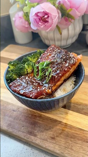 15 minutes to dreamy teriyaki salmon 🧡 #teriyaki #teriyakisalmon #cooking #recipe #quickmeals