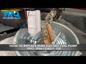 How to Replace Electric Fuel Pump 1992-1996 Ford F-150