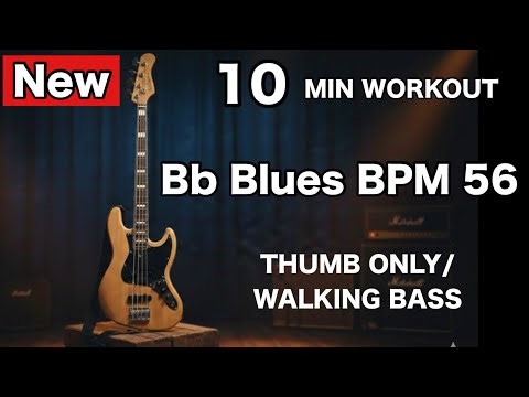 56 BPM Walking Bass Hell: 11-Min Endurance Test. Don’t Let Your Form Crumble! / Real Bass Logic